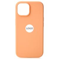 Силиконовый чехол OrigCase "Colors" with MagSafe для iPhone 15 Pro Orange Sorbet