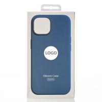 Силиконовый чехол OrigCase "Colors" with MagSafe для iPhone 15 Pro Storm Blue