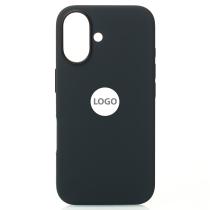 Силиконовый чехол Lux Colors с поддержкой MagSafe для iPhone 16 Black