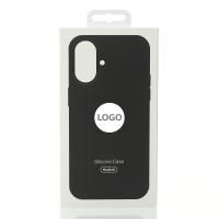 Силиконовый чехол OrigCase "Colors" with MagSafe для iPhone 16 Plus Black