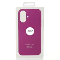 Силиконовый чехол OrigCase "Colors" with MagSafe для iPhone 16 Plus Fuchsia