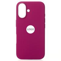 Силиконовый чехол OrigCase "Colors" with MagSafe для iPhone 16 Plus Fuchsia