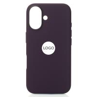 Силіконовий чохол OrigCase "Colors" with MagSafe для телефону iPhone 16 Plus Plum