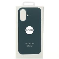 Силиконовый чехол OrigCase "Colors" with MagSafe для iPhone 16 Plus Lake Green