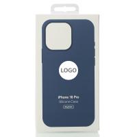 Силиконовый чехол OrigCase "Colors" with MagSafe для iPhone 16 Pro Denim