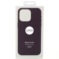 Силиконовый чехол OrigCase "Colors" with MagSafe для iPhone 16 Pro Plum
