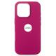 Силиконовый чехол OrigCase "Colors" with MagSafe для iPhone 16 Pro Max Fuchsia