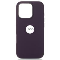 Силиконовый чехол OrigCase "Colors" with MagSafe для iPhone 16 Pro Max Plum
