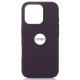 Силиконовый чехол OrigCase "Colors" with MagSafe для iPhone 16 Pro Max Plum