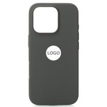 Силиконовый чехол Lux Colors с поддержкой MagSafe для iPhone 16 Pro Max Stone Gray