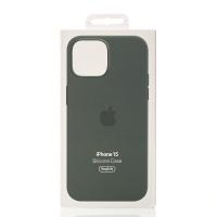 Силиконовый чехол OrigCase "Colors" with MagSafe для iPhone 15 Pro Cypress