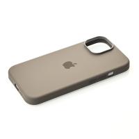 Силиконовый чехол OrigCase "Colors" with MagSafe для iPhone 15 Plus Clay