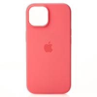 Силиконовый чехол OrigCase "Colors" with MagSafe для iPhone 15 Pro Guava