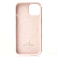 Силиконовый чехол OrigCase "Colors" with MagSafe для iPhone 15 Plus Light Pink