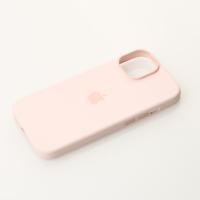 Силиконовый чехол OrigCase "Colors" with MagSafe для iPhone 15 Pro Light Pink