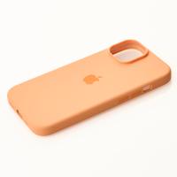 Силиконовый чехол OrigCase "Colors" with MagSafe для iPhone 15 Pro Orange Sorbet