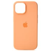 Силиконовый чехол OrigCase "Colors" with MagSafe для iPhone 15 Pro Orange Sorbet