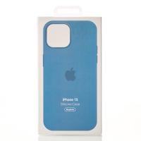 Силиконовый чехол OrigCase "Colors" with MagSafe для iPhone 15 Pro Winter Blue