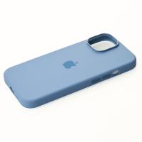 Силиконовый чехол OrigCase "Colors" with MagSafe для iPhone 15 Pro Winter Blue