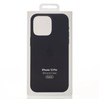 Силиконовый чехол OrigCase "Colors" with MagSafe для iPhone 15 Pro Black