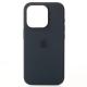 Силиконовый чехол OrigCase "Colors" with MagSafe для iPhone 15 Pro Black
