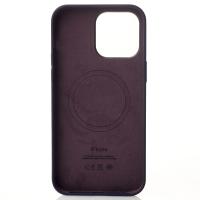 Силиконовый чехол OrigCase "Colors" with MagSafe для iPhone 14 Pro Max Elderberry