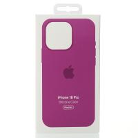 Силиконовый чехол OrigCase "Colors" with MagSafe для iPhone 16 Pro Fuchsia
