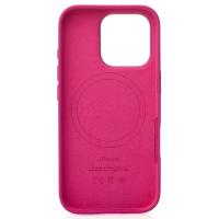 Силиконовый чехол OrigCase "Colors" with MagSafe для iPhone 16 Pro Fuchsia