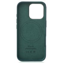 Силиконовый чехол Lux Colors с поддержкой MagSafe для iPhone 16 Pro Max Lake Green