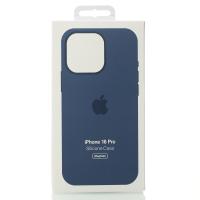 Силиконовый чехол OrigCase "Colors" with MagSafe для iPhone 16 Pro Denim