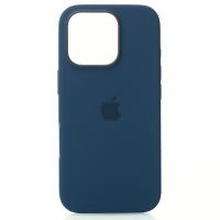 Силиконовый чехол OrigCase "Colors" with MagSafe для iPhone 16 Pro Denim