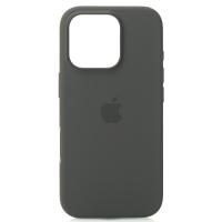 Силиконовый чехол OrigCase "Colors" with MagSafe для iPhone 16 Pro Stone Gray