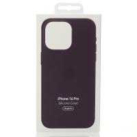 Силиконовый чехол OrigCase "Colors" with MagSafe для iPhone 16 Pro Plum