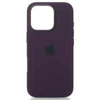 Силиконовый чехол OrigCase "Colors" with MagSafe для iPhone 16 Pro Plum