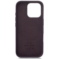Силиконовый чехол OrigCase "Colors" with MagSafe для iPhone 16 Pro Plum