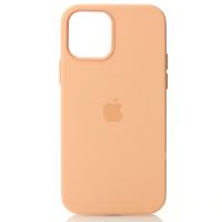 Силиконовый чехол OrigCase "Colors" with MagSafe для iPhone 12 / iPhone 12 Pro Cantaloupe