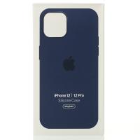Силиконовый чехол OrigCase "Colors" with MagSafe для iPhone 12 / iPhone 12 Pro Deep Navy