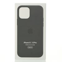 Силиконовый чехол OrigCase "Colors" with MagSafe для iPhone 12 / iPhone 12 Pro Black