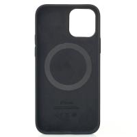 Силиконовый чехол OrigCase "Colors" with MagSafe для iPhone 12 / iPhone 12 Pro Black