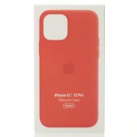 Силиконовый чехол OrigCase "Colors" with MagSafe для iPhone 12 / iPhone 12 Pro Electric Orange