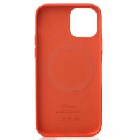 Силиконовый чехол OrigCase "Colors" with MagSafe для iPhone 12 / iPhone 12 Pro Electric Orange