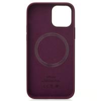 Силиконовый чехол OrigCase "Colors" with MagSafe для iPhone 12 / iPhone 12 Pro Plum