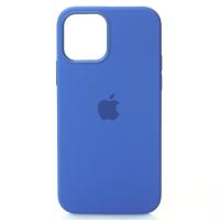 Силиконовый чехол OrigCase "Colors" with MagSafe для iPhone 12 / iPhone 12 Pro Capri Blue