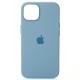 Силиконовый чехол OrigCase "Colors" with MagSafe для iPhone 13 Pro Blue Fog