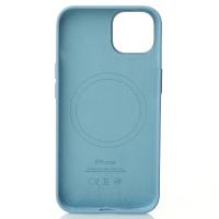 Силиконовый чехол OrigCase "Colors" with MagSafe для iPhone 13 Pro Blue Fog