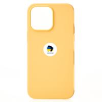 Силиконовый чехол OrigCase "Colors" with MagSafe для iPhone 14 Pro Max Sunglow