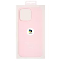 Силиконовый чехол OrigCase "Colors" with MagSafe для iPhone 14 Pro Max Chalk Pink