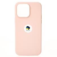 Силиконовый чехол OrigCase "Colors" with MagSafe для iPhone 14 Pro Max Chalk Pink