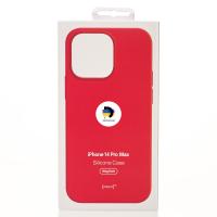 Силиконовый чехол OrigCase "Colors" with MagSafe для iPhone 14 Pro Max Red