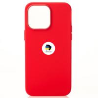 Силиконовый чехол OrigCase "Colors" with MagSafe для iPhone 14 Pro Max Red